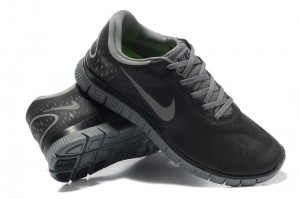 Nike Free 4.0 V2 Mens Shoes black grey